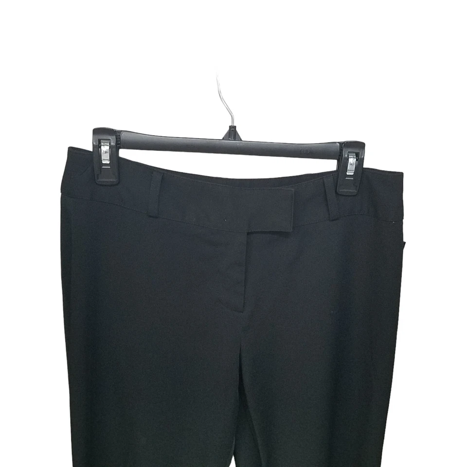 Pantalones de vestir Bobby J. para mujer talla 8 negros lisos de pierna ancha Foto 3 de 4