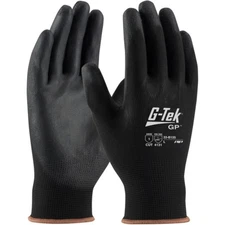 2X PIP 33-B125 G-Tek GP Seamless Knit Nylon Gloves - Polyurethane Coated Smooth 