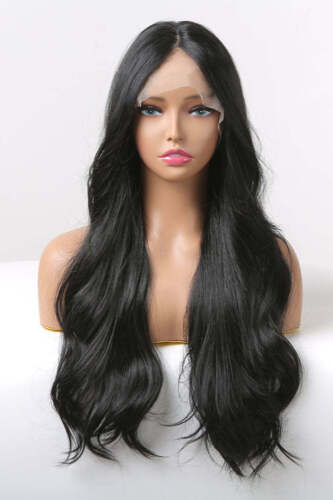 13*2" Lace Front Wigs Synthetic Long Wavy 24" 150% Density - 第 1/9 張圖片