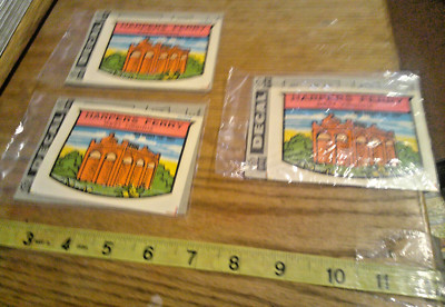 3 Vintage Impko water decals Harpers Ferry West Virginia in original packaging