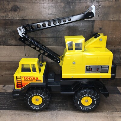 Vintage Tonka Turbo-Diesel Crane 54782 A *Missing Bucket/Scoop