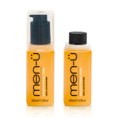 men-u Healthy Facial Wash 100ml | Deep Cleansing Face Wash with Tea Tree Oil