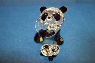 SWAROVSKI MOTHER & BABY PANDA SET 181080 & 181081 MIB COA | eBay