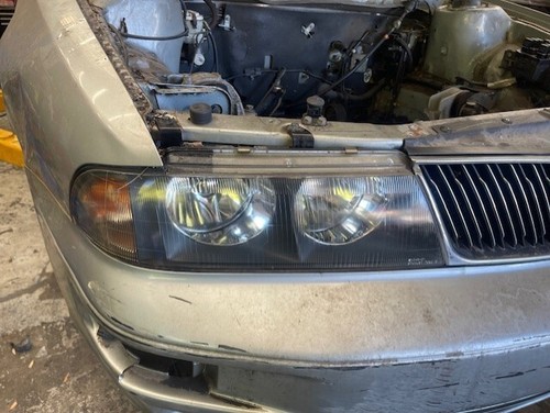 PAIR MITSUBISHI MAGNA TJ SPORTS VR-X VRX RALLIART VERADA HEADLIGHT PARABOLIC - Picture 3 of 4