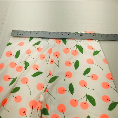 Cat And Jack Girl's Size XXL 18 White Cherry Pants New With Tags - Picture 6 of 10