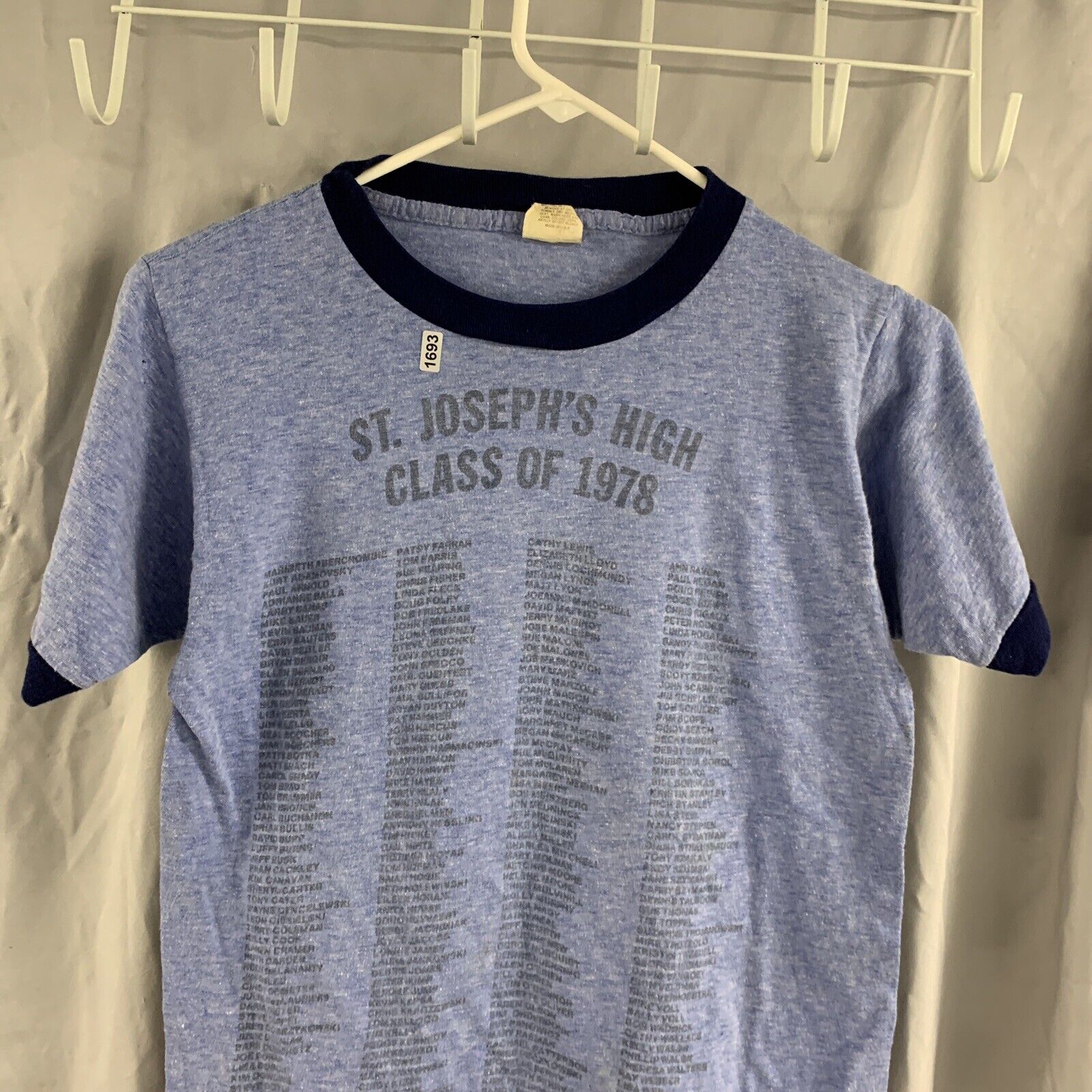 Vintage Mayo Spruce Shirt Adult Medium Blue Short… - image 2