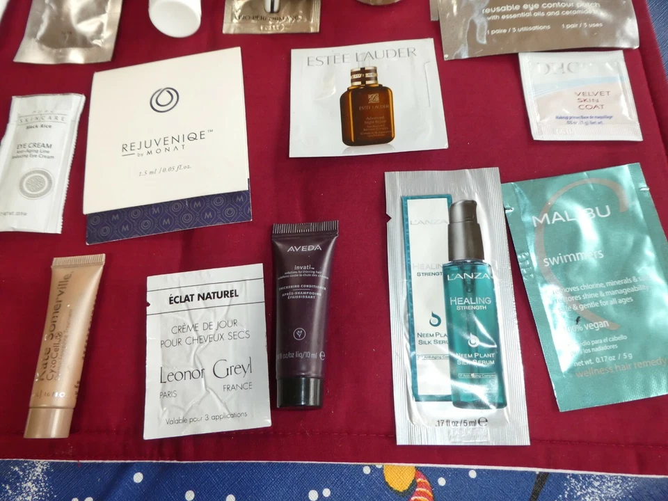 Lot of 35 Skin Care/Hair Products~Samples, Deluxe Sz. /1 full-size~25 Brands~New - Image 3 of 4