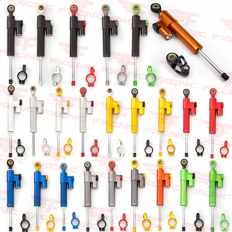 For Suzuki GSXS750 GSXS750 20172023 Steering Damper Mount Stabilizer Black Kit eBay