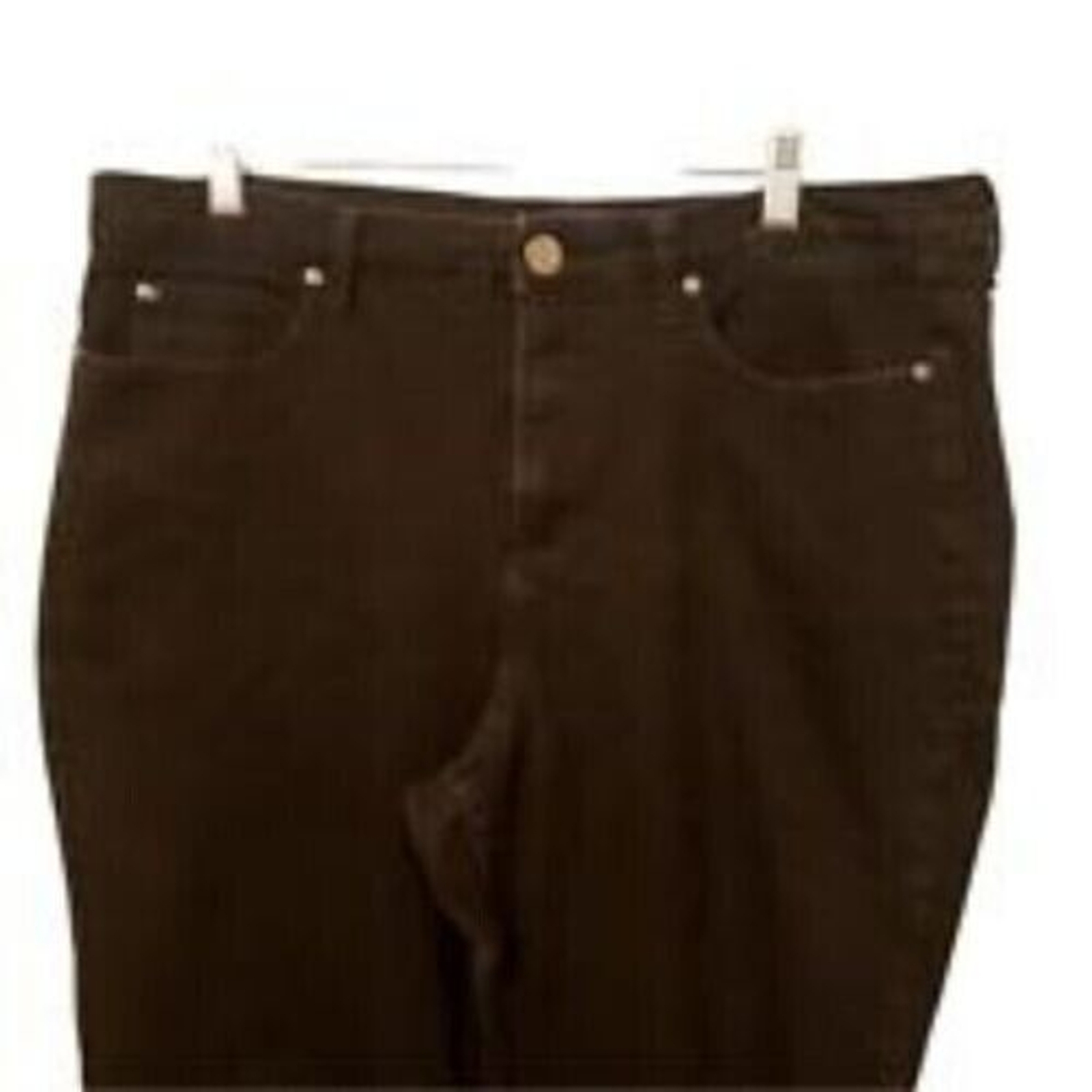 Basic Editions Womens Size 16S Black  Solid Cropp… - image 9