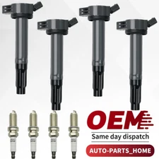 4PCS Ignition Coil + 4PCS Spark Plug Set For Toyota Camry RAV4 Avalon L4 2.5L ✅