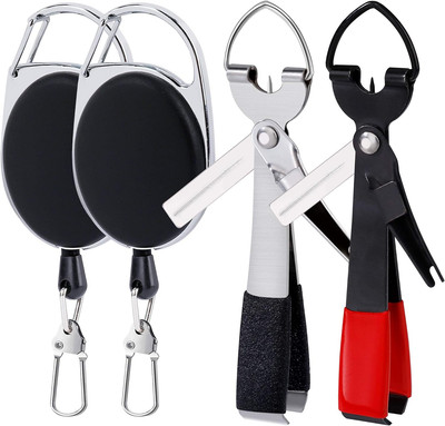 Angelschnur Nipper, 4 in 1 Fly Angeln Knot Tying Tool, Multifunktional Fishing L