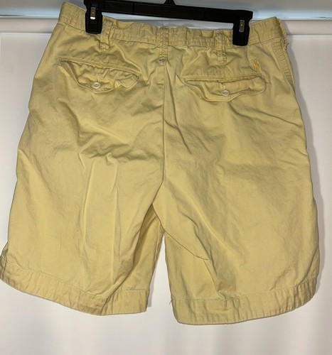 Polo Ralph Lauren Men's (32) Military Style Drawstring Light Yellow Khaki Shorts - Picture 4 of 7