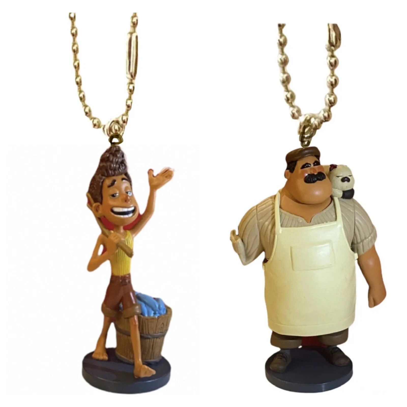 Massimo Machiavelli & Alberto Boy Set Keychain Dangler PVC Figure Ornament Luca