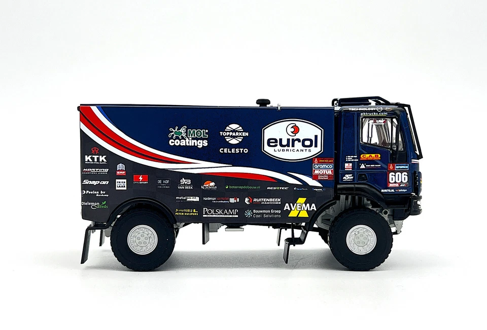 Iveco T-way rally truck 4x2 "Eurol Rally Sport" WSI truck models 1:50 scale — 第 4/4 张图片
