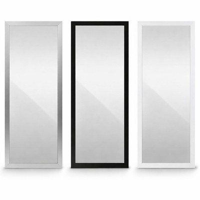 Türspiegel 34x94 cm Ganzkörperspiegel Wandspiegel mit Haken Flur Bad