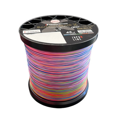 Major Craft Dangan Braid X8 Multi Color 8-Strand Braided Line 3280yd