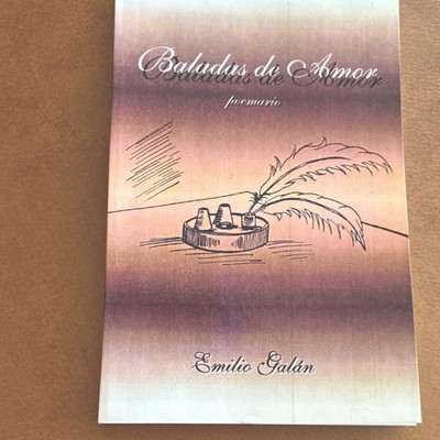 Emilio Galán Baladas de Amor Poetry Paperback Spanish