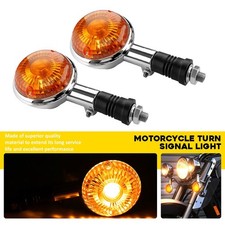 Pair Turn Signal Blinker Light For Yamaha V-Star XVS400 XVS650 XVS1100 V-MAX1200