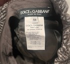 Dolce & Gabbana Men's Newsboy Cap Gray Herringbone Size 58 Made in Italy — photo 3