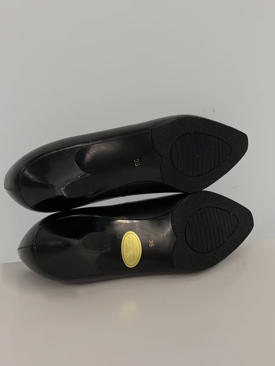 Yves Saint Laurent Pumps Blk Leather Jlz82 thumbnail 4