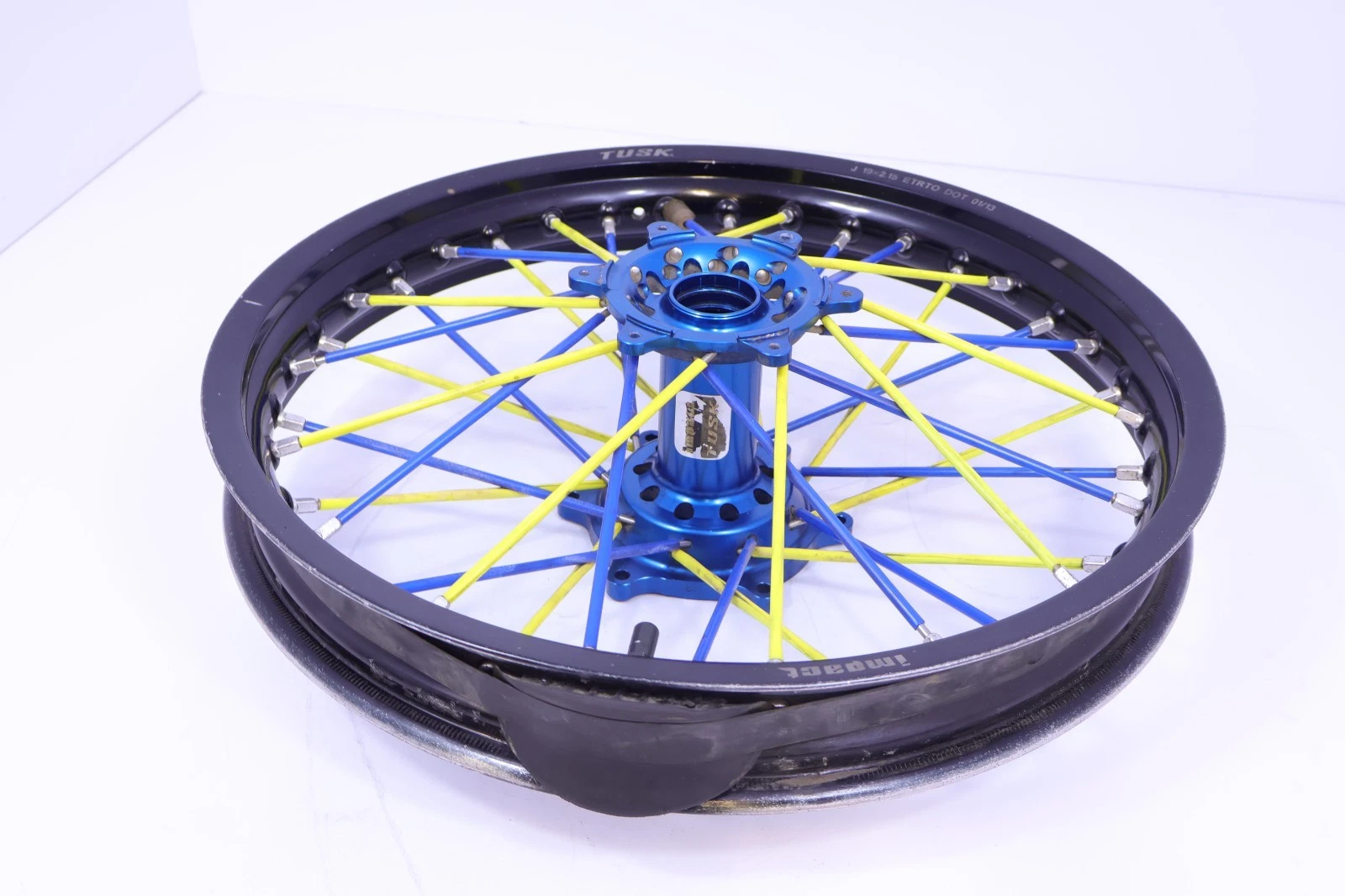 2007 Yamaha YZ450F Rear Wheel Tusk 19x2.15 Hub Shows Wear Wheel Spokes are Good!