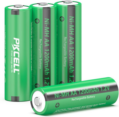 PKCELL AA Akku NIMH Wiederaufladbar Batterien 1200Mah 1,2V Vorgeladen Für Solarl