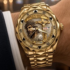 There Is No Greater Love Than This Alloy Luxury Quartz Watch