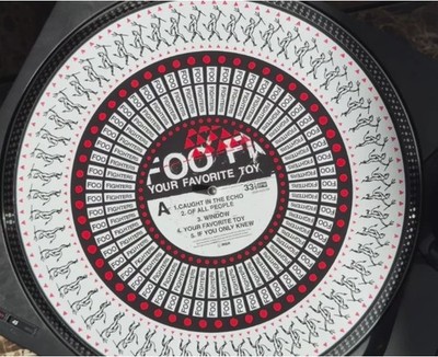 PRESALE Foo Fighters Your Favorite Toy BLOOD RECORDS Vinyl LP Zoetrope /3000