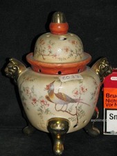 +# A001892_14 Goebel Archiv Muster Rauchverzehrer Motiv Vogel, gold, EO37