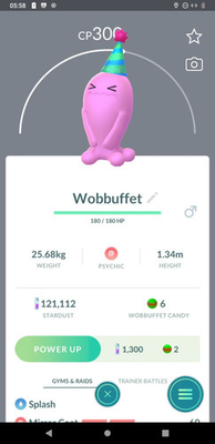 #ad Pokémon Go Shiny Wobbuffet Party Hat Mini PTC $2.00