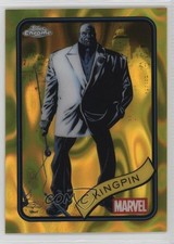 2025 Topps Chrome Marvel Comics Yellow Lava Refractor Kingpin #164 b7b
