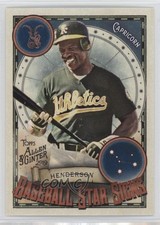 2019 Topps Allen & Ginter Baseball Star Signs Rickey Henderson #BSS-23 HOF 1pi0