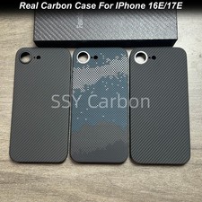 Real Carbon Fiber For Apple iPhone 16E/17E Aramid Magsafe Magnetic Cover Case