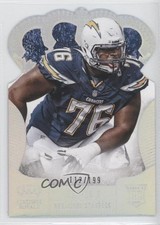 2013 Panini Crown Royale Silver Holo Die-Cut Crown 112/199 DJ Fluker #135 0c0