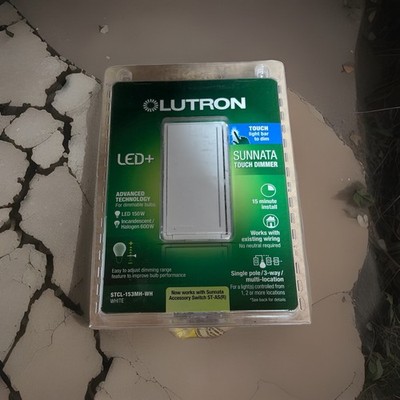 Lutron Sunnata LED+ Touch Dimmer - White (STCL-153MH-WH) 10 PACK