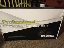 Condenser Microphone, No Arm Clamp, No Phantom Power Supply, For Parts. Podcast