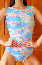 Foxy's Gymnastic Leotard Adult Medium AM Competition Dance Aerialist Costume NWT