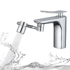 1080  Rotating Faucet Extender for Bathroom Sink, Sink Water Faucet Aerator w...