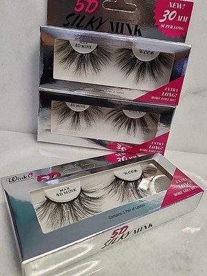 3 PACKS- 5D Silky Mink Multi-layer Effect Lashes 30MM Super Long 5dmax Mink-W001