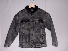Zara Black Jean Jacket Sz 11-12, 152cm Youth/Teen