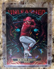 2025 Panini Donruss - Unleashed Rintaro Sasaki #6 Red Xplosion /99 (RC)