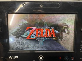 Nintendo Wii U 32GB Black Console Deluxe Bundle 3 Games Zelda Mario TESTED!!