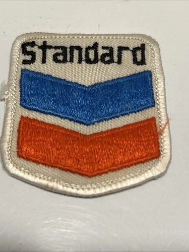 STANDARD Oil Patch Gas Station Vtg Uniform Antique Sign Garage Collectible