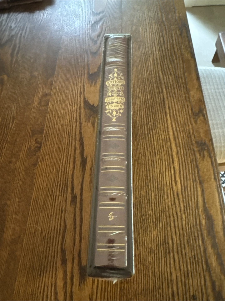 Easton Press THE NATION'S TRIBUTE TO ABRAHAM LINCOLN FACTORY SEALED w/ Slipcover Foto 2 de 4