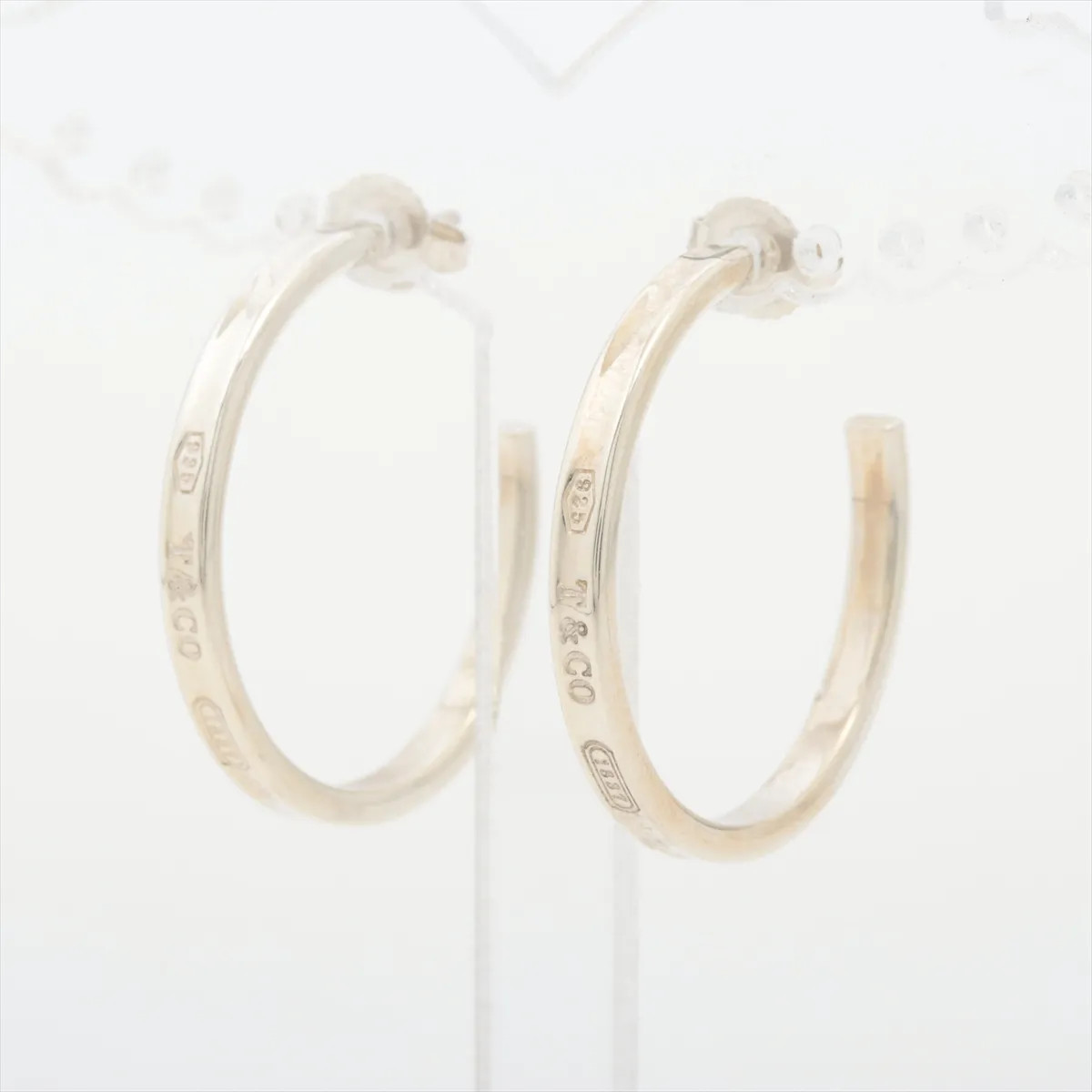 【ユーズド品】TIFFANY　1837 Narrow Medium　＊729 Tiffany & Co. 1837 Concave Sz 7.75 Narrow Band Ring Sterling