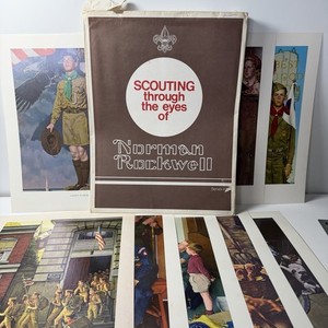 Scouting through the eyes of Norman Rockwell Series II 10 - 11x14 Prints LB-302