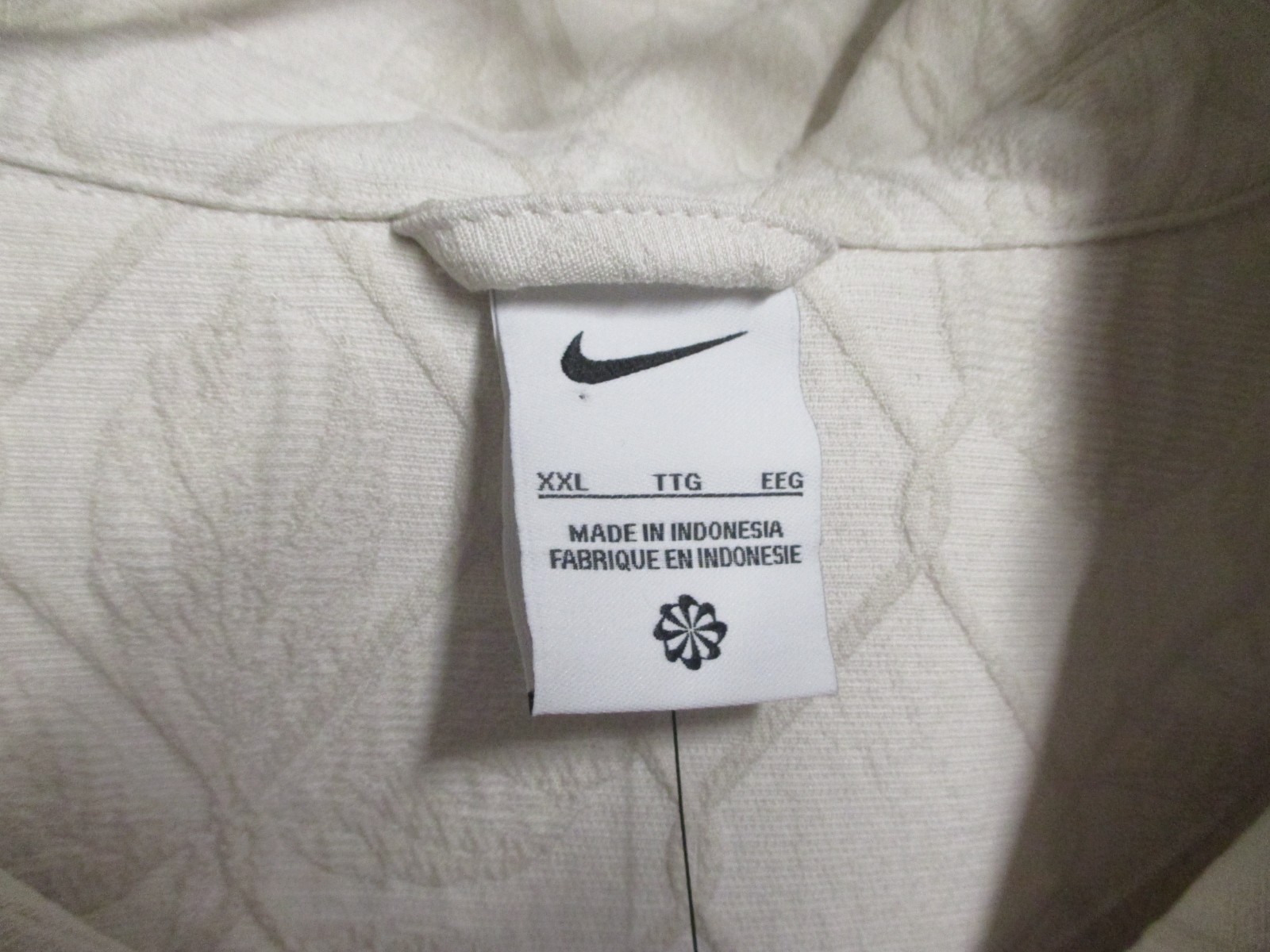 SACAI X NIKE NIKE BASKET UOMO GIACCA TESSUTO (XXL) NUOVA CON ETICHETTE BIANCO SPORCO FULL ZIP FASCIA ALTA $$$ RARA