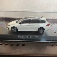 605 Norev 1/43 Peugeot 308 SW GT Line 2017 Pearl White Mini Car Model Finished