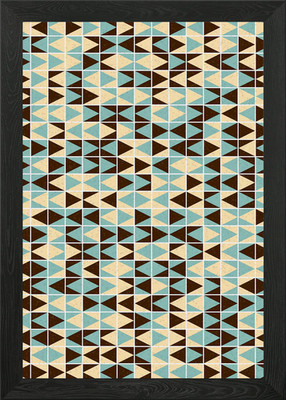 Geometrisches Muster gerahmt Wandbild Poster Leinwanddruck Bild