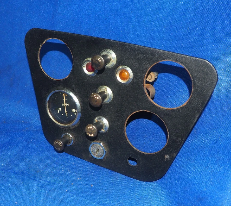 Panel de instrumentos medidor tablero de instrumentos Triumph TR2 TR3 TR3A TR3B fabricante de equipos originales Foto 4 de 4